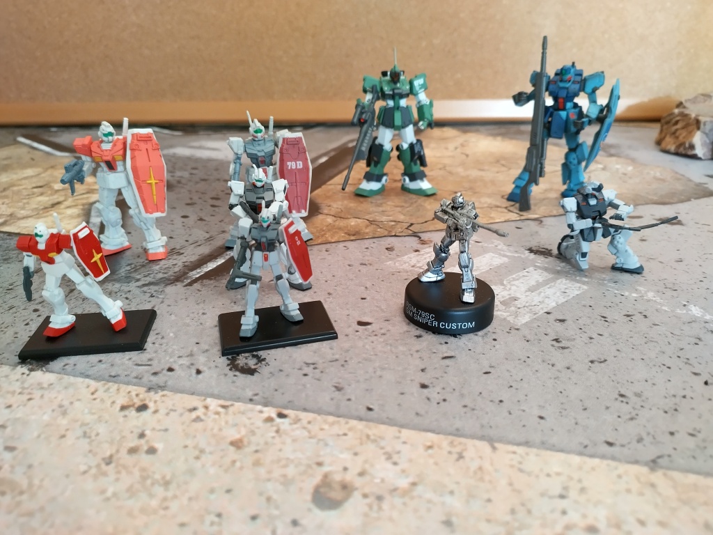 Gundam 1/400 GM, GM Cold Districts, GM Sniper Custom, GM Sniper II