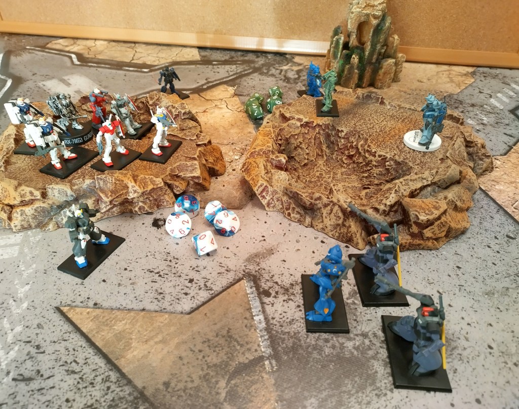 Gundam 1/400 Zaku II, Gouf, Dom, Kampfer