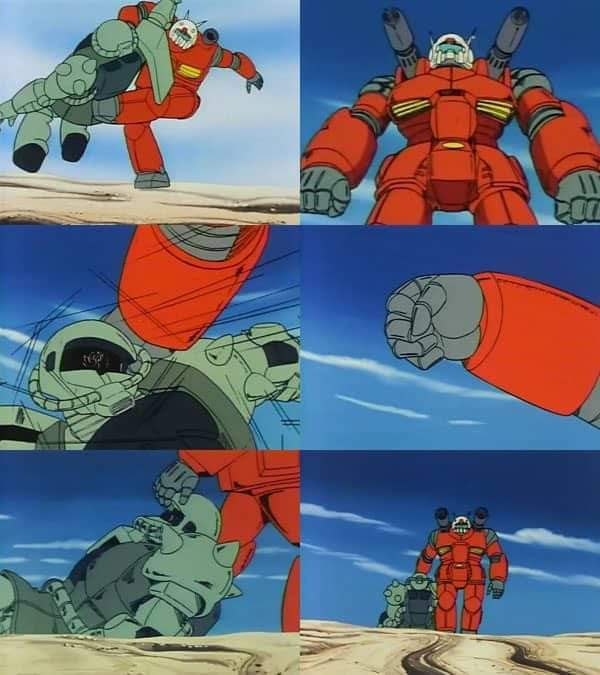 Guncannon vs Zaku II