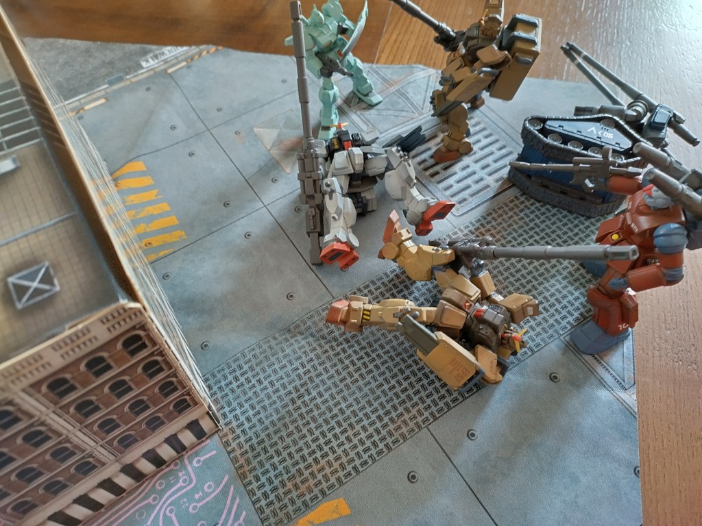 GM Sniper Custom Gundam Ground Type Guncannon Guntank