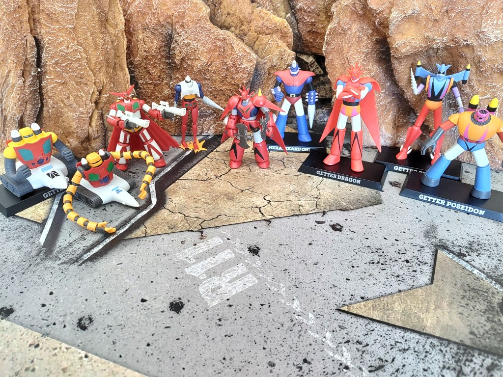 Getter Robo Getter Dragon Getter Liger Getter Poseidon Super Minipla Go Nagai Figure Collection