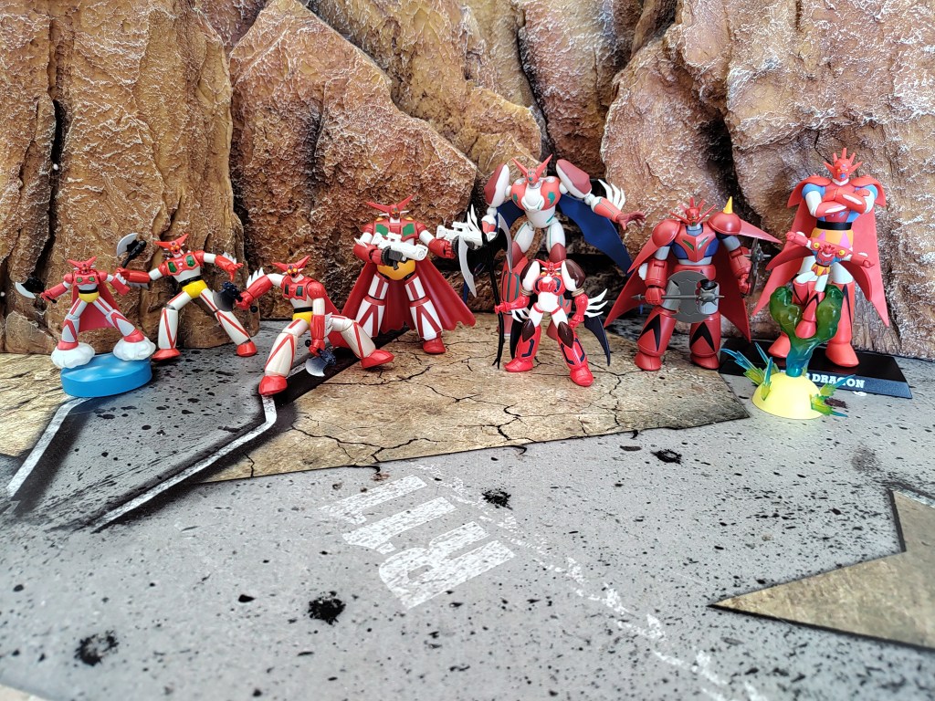 Getter Robo miniatures gashapon super minipla go nagai figure collection