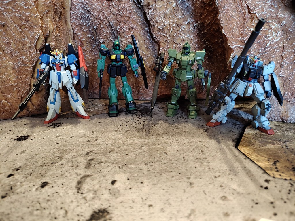 Standart Zeta Gundam, HCM Pro Nemo and GM Sniper, FW Ultimate Operation Gundam Ground Type