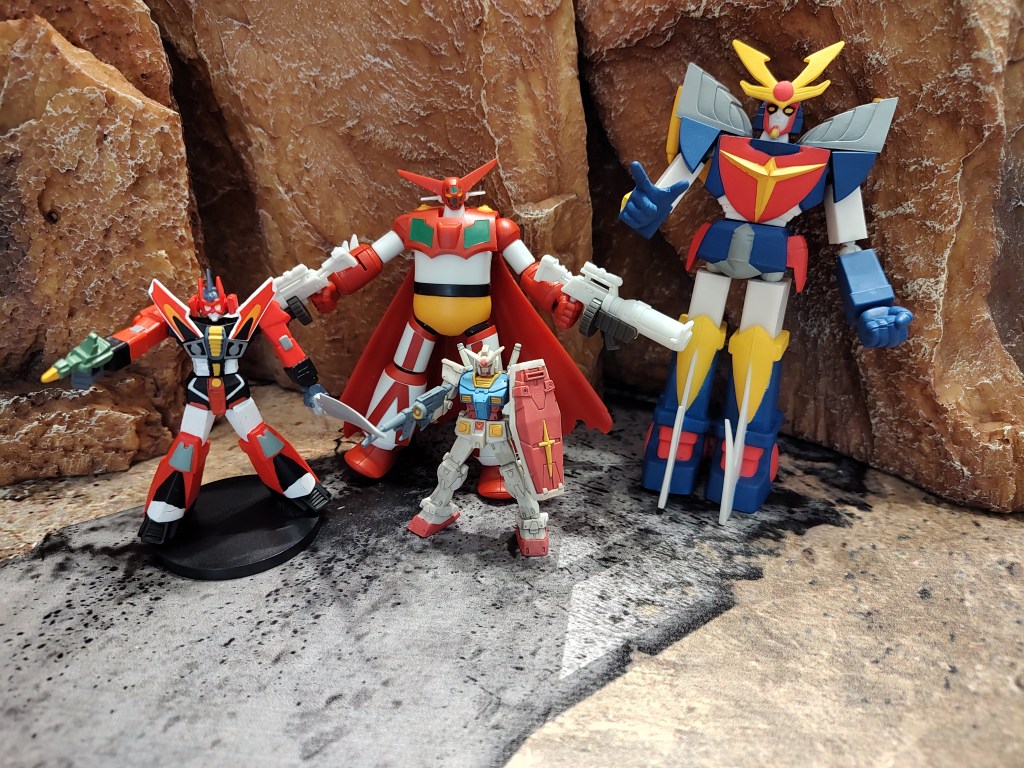 Gundam 1/300 SOG Braiger Yuujin Robot Museum, SMP Getter Robo, Banpresto Daitarn 3