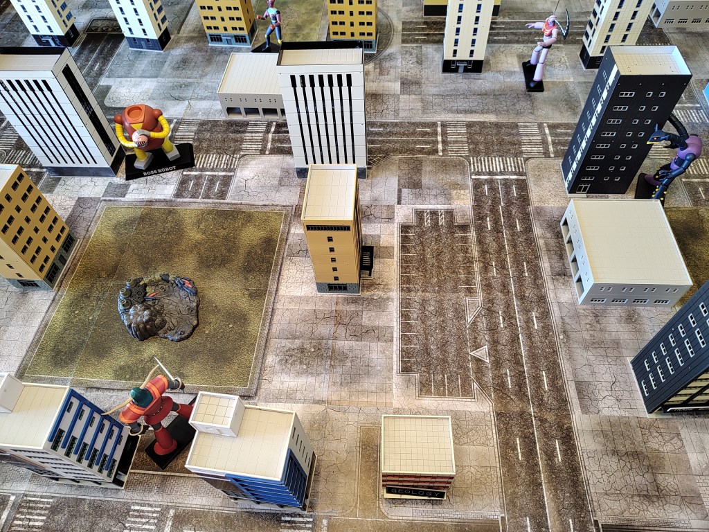 Starting at the bottom counterclockwise we have Kingdan X10, Boss Borot, Diana A, Garada K7, Doublas M2